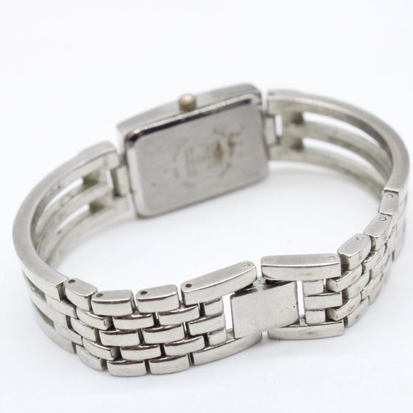 Vintage Embassy By Gruen Watch Womens Rectangular Silver Classic Quartz Dial - Picture 7 of 9